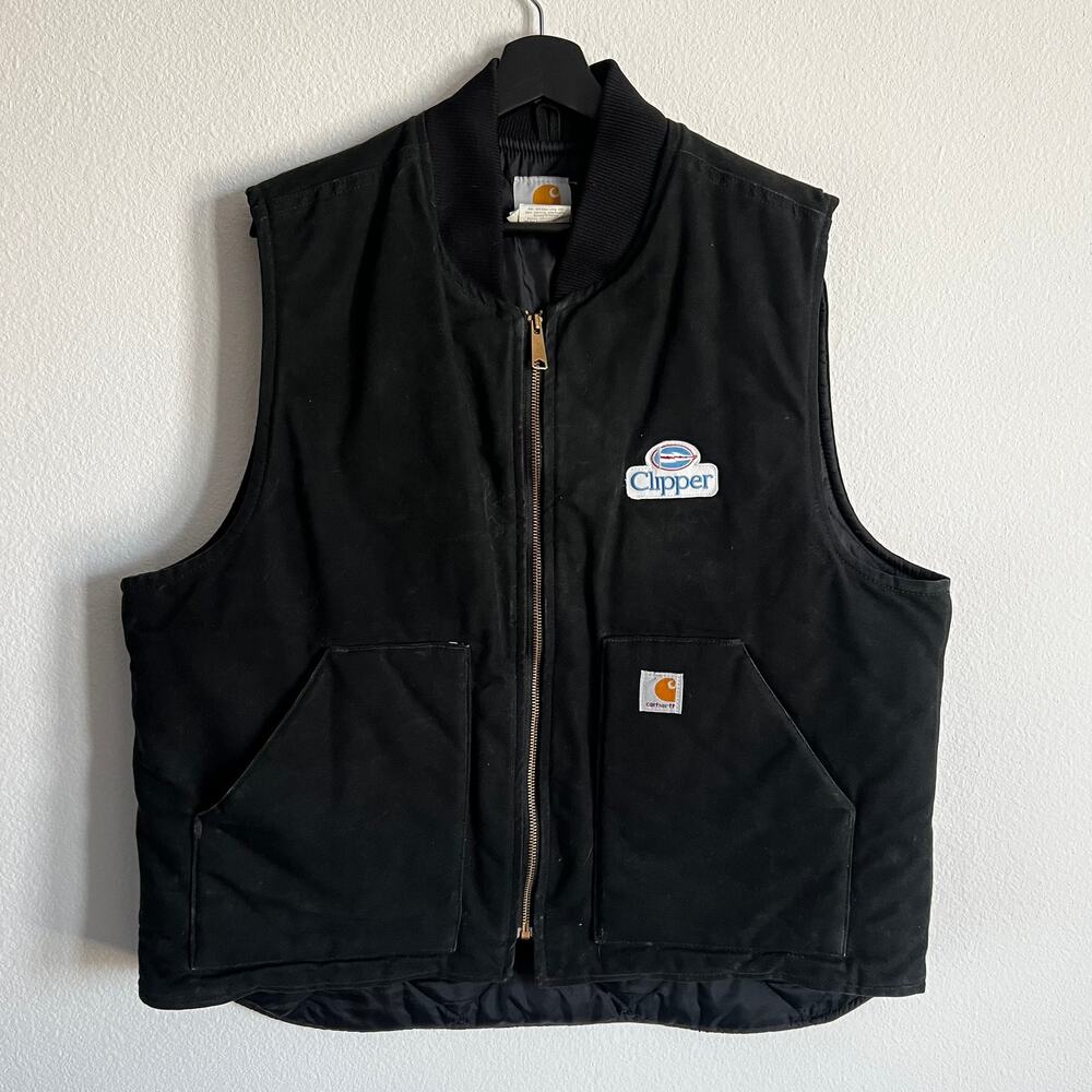 Carhartt V01 BLK black work wear vest